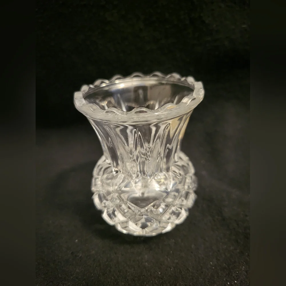 Princess House Lead Crystal Toothpick Holder